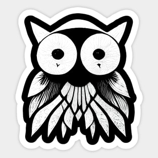 Owl totem Sticker